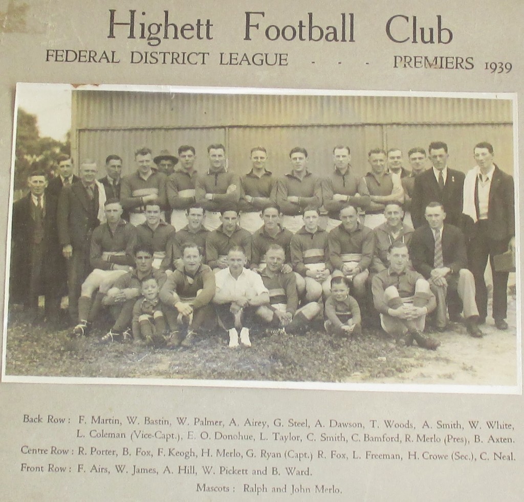 Highett FC - 1939