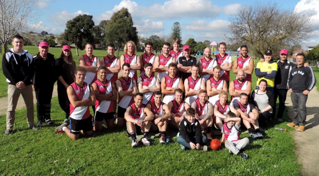 The Oakleigh District Senior team was pretty in pink over the weekend to support the Breast Cancer Network Australia.
