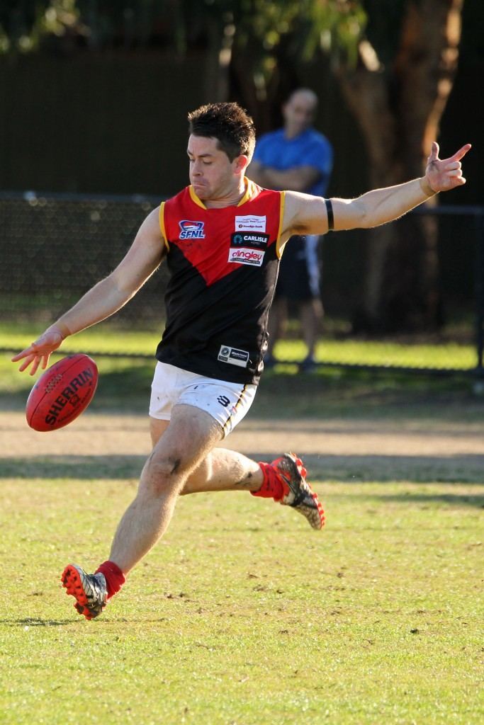 Dingley skipper Tony Lavars is one of the SFNL's most inspirational leaders.