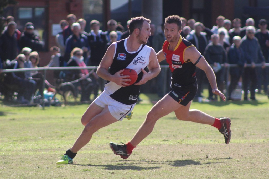 Oakleigh District defender Pat Carroll was best on ground in the SFNL's Interleague victory.