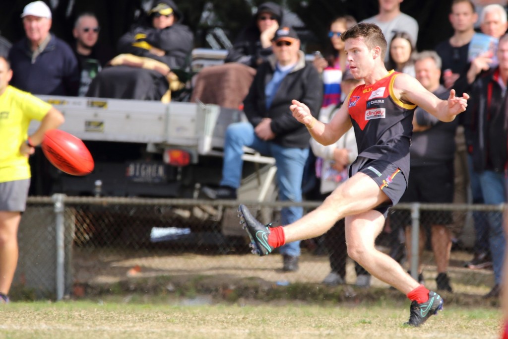 Chris Horton-Milne won the Meneilly Medal as best on ground in Dingley's Grand Final victory.